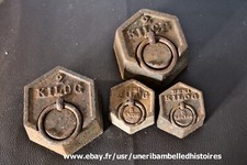 Poids hexagonaux balance d'occasion  Beuzeville