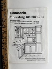 Micro-ondas Panasonic década de 1990 NN-7405 NN-6475 manual do proprietário de instruções vintage comprar usado  Enviando para Brazil