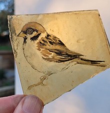 Stained glass sparrow for sale  BATTLE