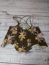 We The Free Crop Top Feminino Pequeno Floral Verde Sela Baggy Casual Tiras  comprar usado  Enviando para Brazil