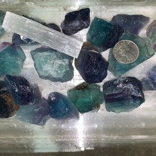 Blue green fluorite for sale  USA