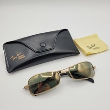 Usado, Óculos de sol masculino retangular vintage Ray‐Ban B&L Orbs eixo dourado espelhado W2308 comprar usado  Enviando para Brazil
