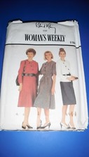 Usado, Vintage Feminino Padrão de Costura Semanal 823 - Vestido Feminino Roland Klein Sem Cortes comprar usado  Enviando para Brazil