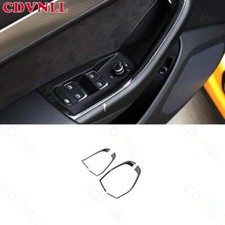 Faixa de painel de apoio de braço para porta interior de carro aços pretos Audi Q3 RS Q3 2013-2018 comprar usado  Enviando para Brazil