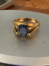 large blue stone ring for sale  IPSWICH