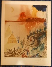 Salvador dali litografia usato  Napoli