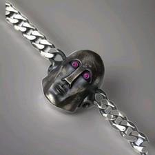 Usado, Pulseira Frank the Robot prata esterlina 925 Queen News of the World comprar usado  Enviando para Brazil