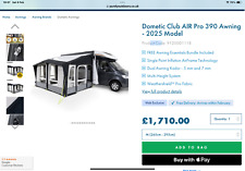 Dometic club air for sale  BALLYMENA