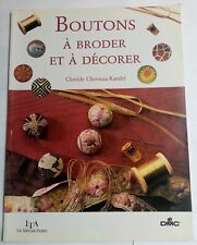 Livre boutons broder d'occasion  Nogent-sur-Vernisson