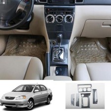 Console central de fibra de carbono painel caixa de engrenagens 5 peças para Toyota Corolla 03-05 06-08 comprar usado  Enviando para Brazil