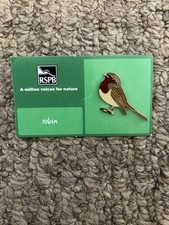 Rspb pin badge for sale  BIGGLESWADE
