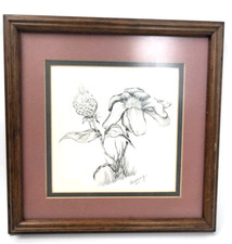 Signed vtg floral for sale  Decatur