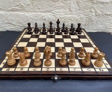 Wooden folding chess for sale  PRESTON