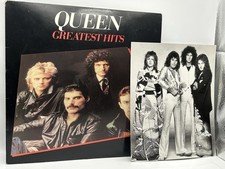 Queen Greatest Hits 1. Original Vinyl Lp And Inner +. Official  Promo Card comprar usado  Enviando para Brazil