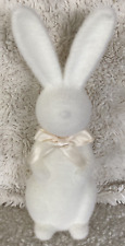 Cream flocked decorative for sale  WIGAN