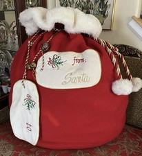 Usado, FRONTGATE Holiday 42''x32'' Natal Grande Fantasia de Papai Noel Saco de Presente comprar usado  Enviando para Brazil