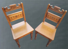 Pair edwardian carved for sale  CONSETT