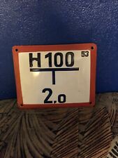 Emailleschild alt hydrant gebraucht kaufen  Rheine