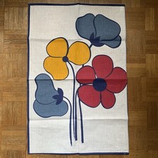 Torchon vintage fleurs d'occasion  Grenoble-