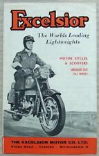 Excelsior motorcycles scooters for sale  LEICESTER