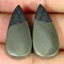Usado, 32.60Cts Naturale Apache Oro Pera Paio Cabochon Loose Gemma 11x25x4mm comprar usado  Enviando para Brazil
