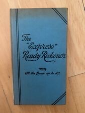 Express ready reckoner for sale  DAWLISH