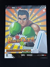 Punch-Out!! Placa pôster promocional 2009 Nintendo Wii Store Display RARO comprar usado  Enviando para Brazil