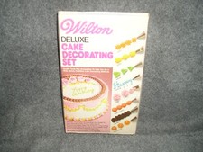 Kit de decoração de bolo vintage Wilton conjunto de decoração de luxo - Guia Deco ausente, usado comprar usado  Enviando para Brazil