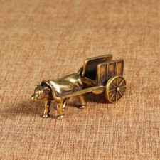 Enfeites de artesanato para carrinho de boi de latão puro comprar usado  Enviando para Brazil