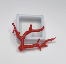 Galho de coral vermelho mediterrâneo pedra preciosa coral marinho italiano polido vara solta comprar usado  Enviando para Brazil