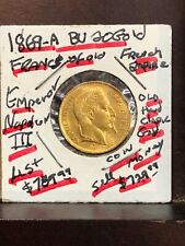 1869 gold francs d'occasion  Expédié en Belgium