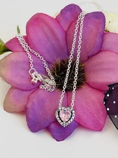 Collana cuore rosa usato  Cantu