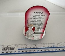 Glass friend tealight for sale  LOUGHTON