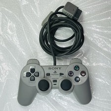 Controle Sony PlayStation 1 PS1 DualShock cinza analógico fabricante de equipamento original SCPH-1200 testado! comprar usado  Enviando para Brazil