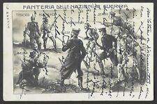 Cartolina wwi fanteria usato  Vigevano