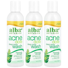 3 x Alba Botanica Acnedote lavagem profunda de poros força máxima 177ml comprar usado  Enviando para Brazil