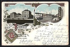Lithographie gössnitz bahnhof gebraucht kaufen  Berlin