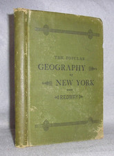 Antique New York Book NY Geography Upstate & Downstate Topography Redway 1890 comprar usado  Enviando para Brazil
