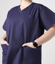 Navy scrub tunic for sale  MANCHESTER
