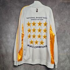 Jaqueta Adidas Los Angles Lakers 2009 Champion Ring Banner Ceremony Warm Up 2XL, usado comprar usado  Enviando para Brazil