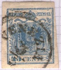lombardo veneto 1850 usato  Italia