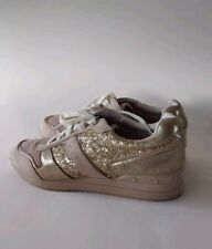 Tênis G by Guess dourado brilhante/camurça 7,5M  comprar usado  Enviando para Brazil