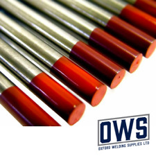 Eletrodos de tungstênio vermelho 2% Thoriated Tig soldador 1,6 mm x 10 aço inoxidável, aço macio comprar usado  Enviando para Brazil
