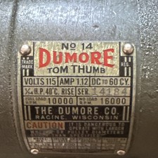 Dumore tom thumb for sale  Lebanon