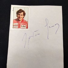 Autografo attribuito ayrton usato  Forli