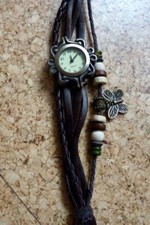 Armbanduhr wickeluhr braun gebraucht kaufen  Hannover