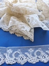 Dentelle ancienne malines d'occasion  Quettehou