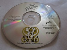 Usado, Toni Braxton You Mean The World To Me LaFace Records LFPCD-4064  Promo CD Single comprar usado  Enviando para Brazil