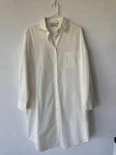 novo vestido camisa chiara feminino lmnd limonada manga longa branco médio M 10 12 comprar usado  Enviando para Brazil