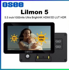 Monitor de vídeo de campo OSEE Lilmon 5 DSLR 5,5" câmera tela sensível ao toque 4K HDMI 3D-LUT comprar usado  Enviando para Brazil